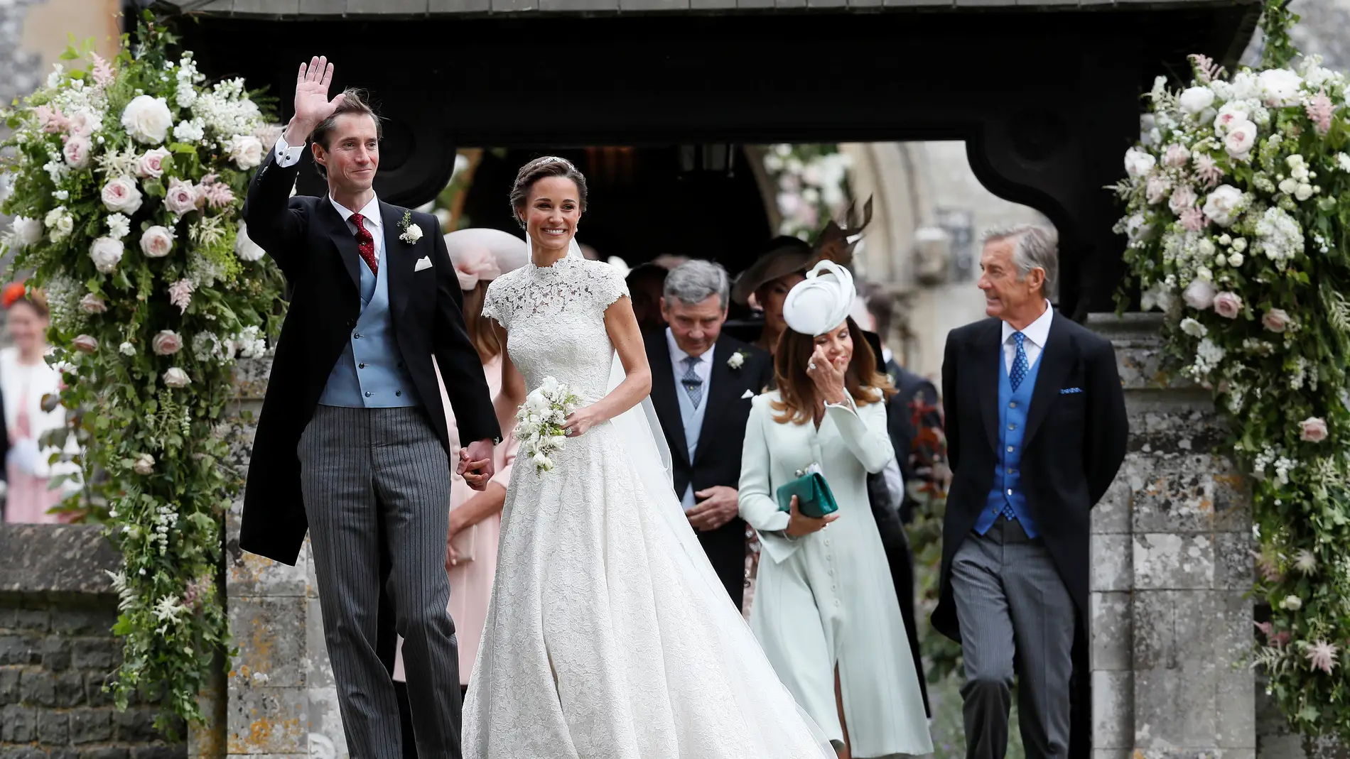 David Matthews en la boda de Pippa Middleton