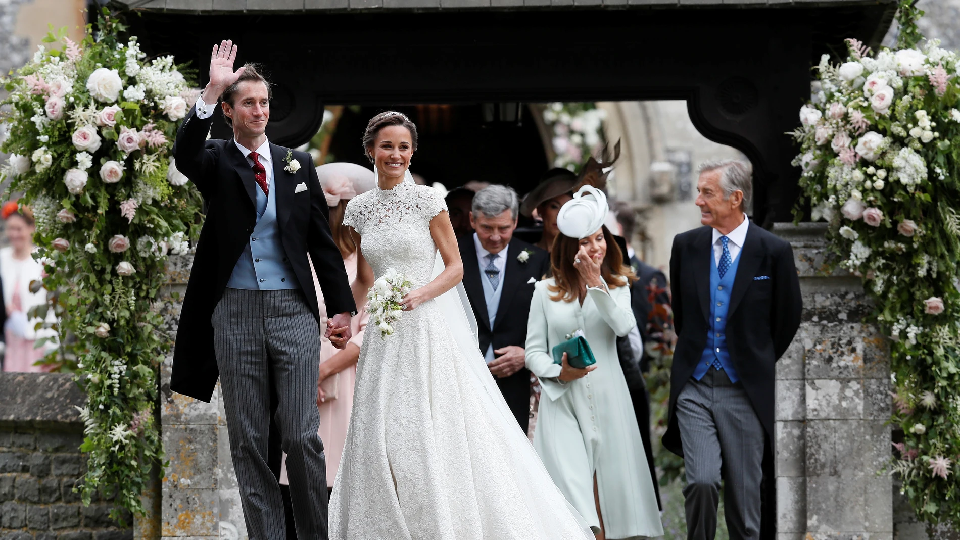 David Matthews en la boda de Pippa Middleton David Matthews en la boda de Pippa Middleton
