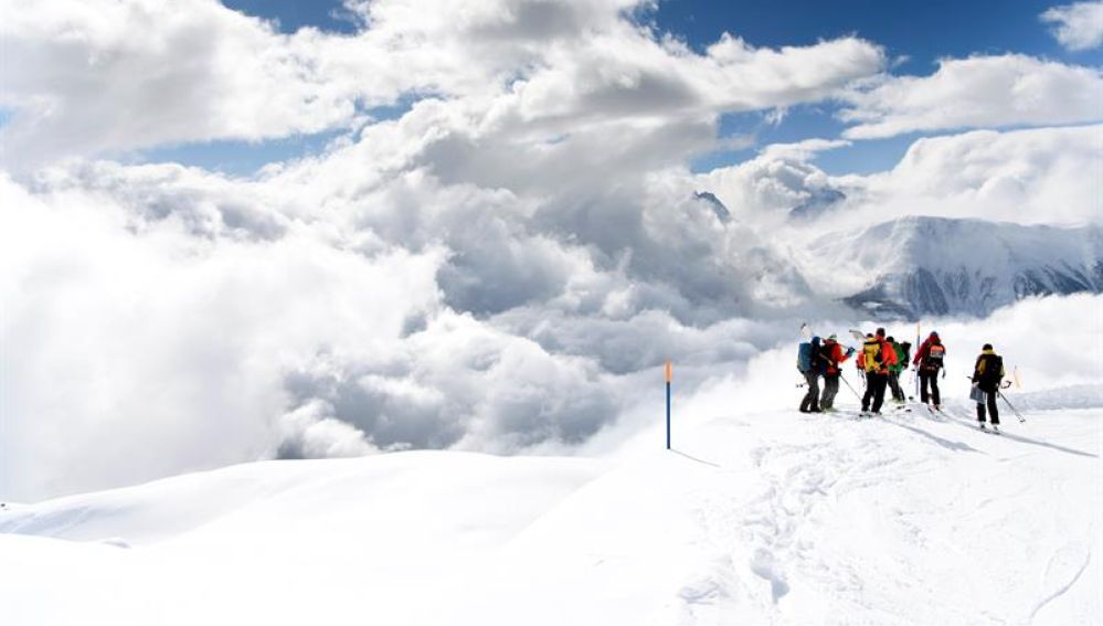 Avalancha en el cantón suizo de Valais