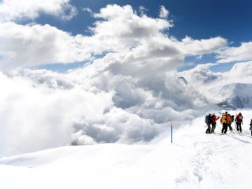 Avalancha en el cantón suizo de Valais