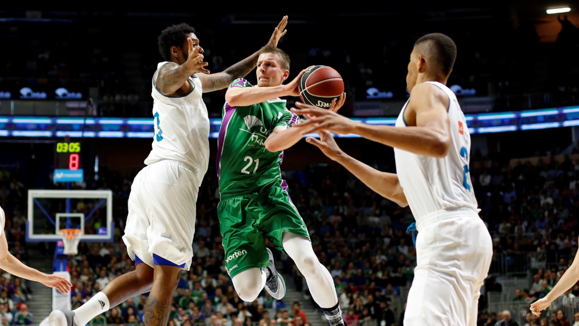 El Real Madrid, ante Unicaja El Real Madrid, ante Unicaja