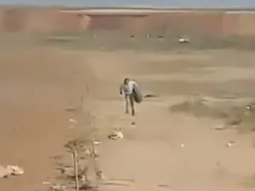 El joven disparado por la espalda durante las protestas El joven disparado por la espalda durante las protestas