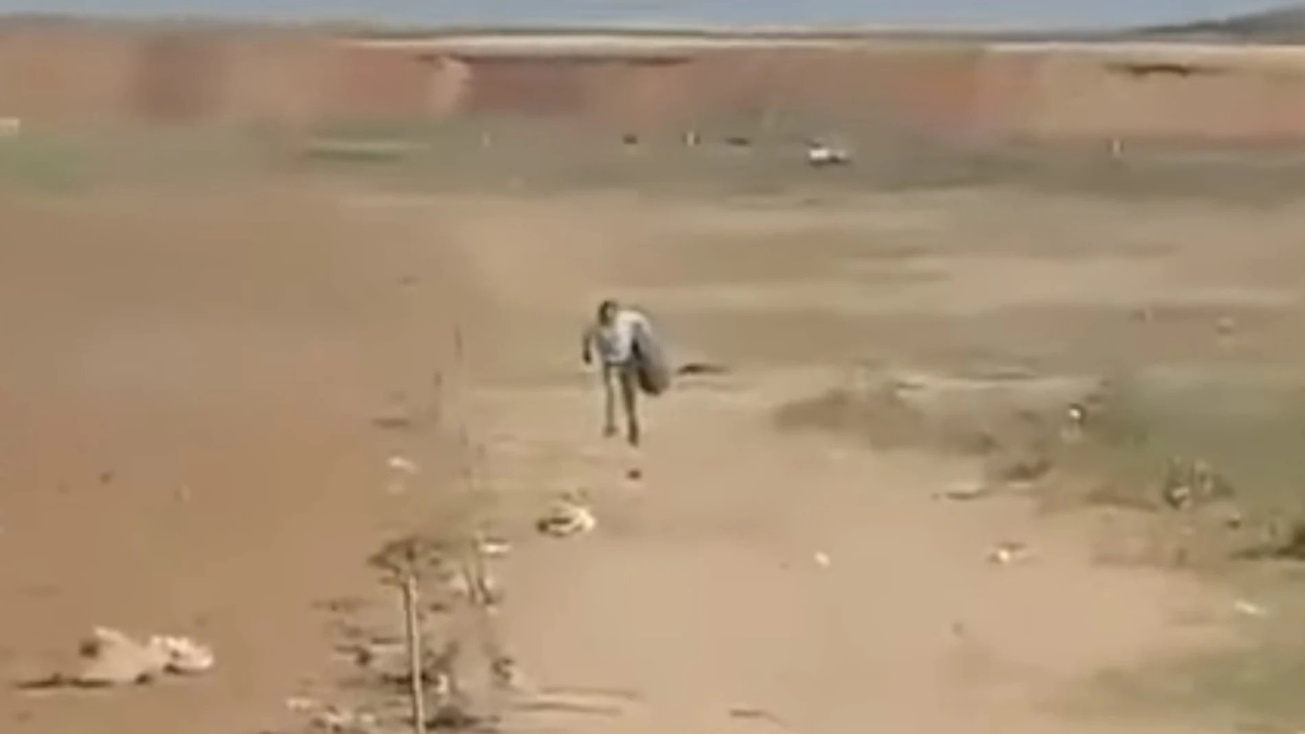 El joven disparado por la espalda durante las protestas El joven disparado por la espalda durante las protestas