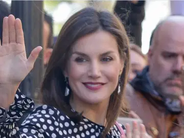 Reina Letizia en la Misa de Pascua en Palma de Mallorca Reina Letizia en la Misa de Pascua en Palma de Mallorca