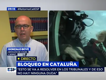 Gonzalo Boye, abogado de Comín y Serret Gonzalo Boye, abogado de Comín y Serret