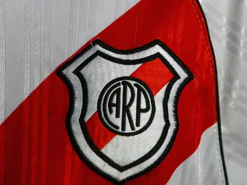 Imagen de archivo del escudo de River Plate Imagen de archivo del escudo de River Plate
