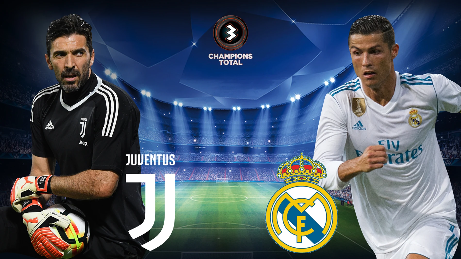 Juventus - Real Madrid, duelo en Champions League