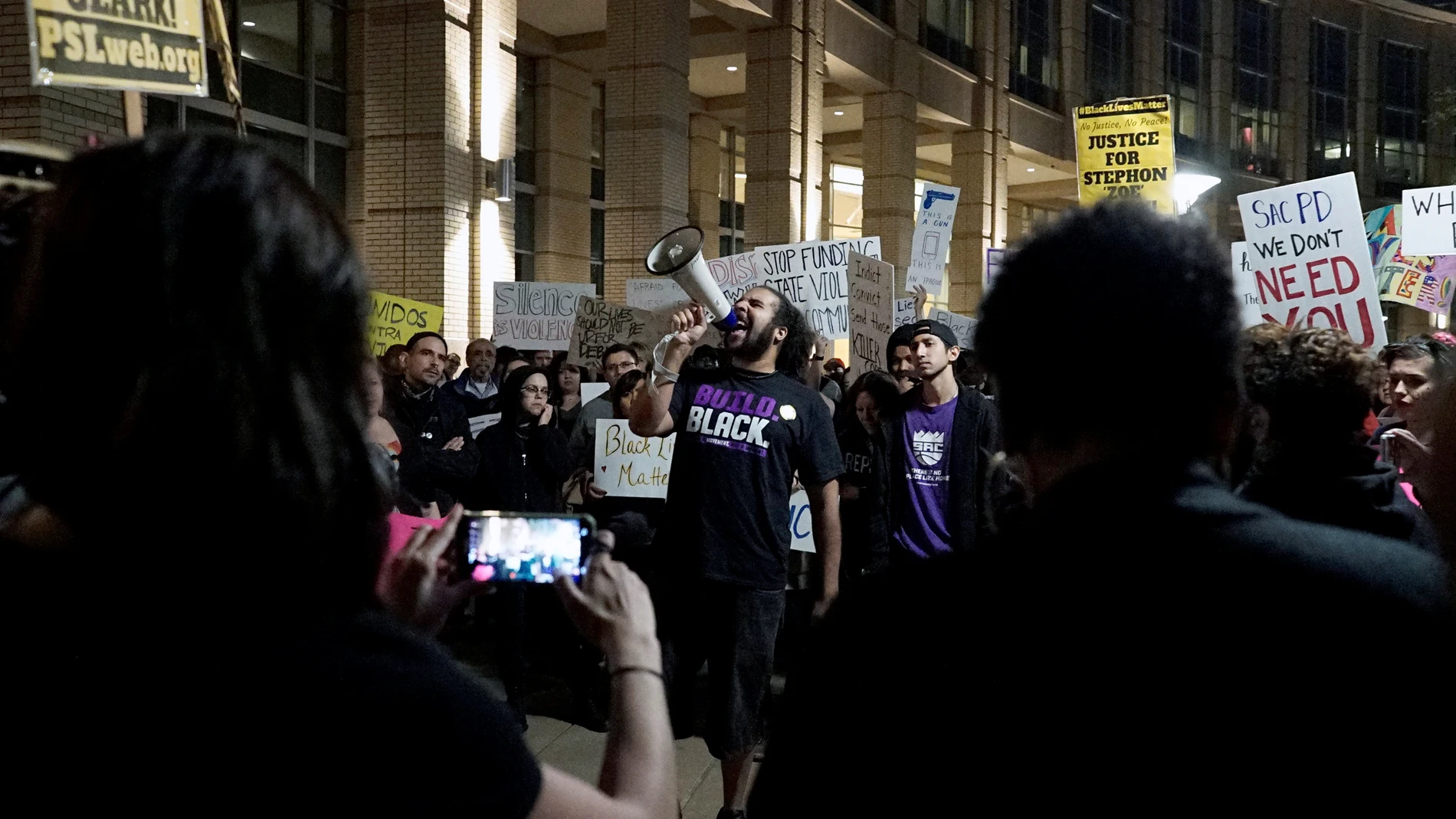 Protestas por la muerte de Stephon Clark Protestas por la muerte de Stephon Clark
