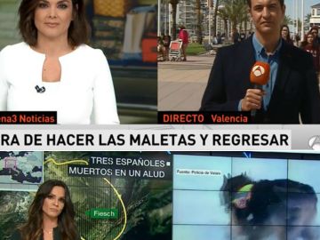 Noticias  fin de semana Antena 3 y LaSexta