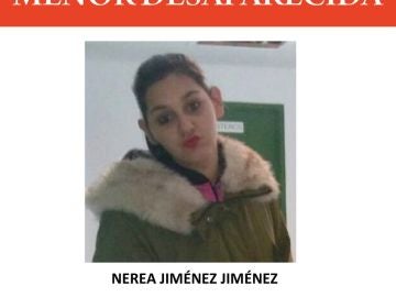 Nerea Jiménez, la menor desaparecida