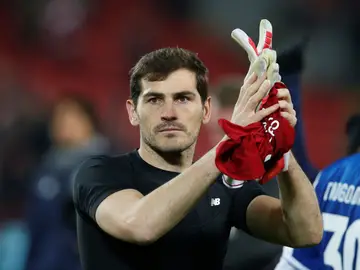 Casillas, tras un partido con el Oporto Casillas, tras un partido con el Oporto