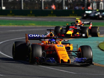 Fernando Alonso, durante una prueba del Mundial de Fórmula 1