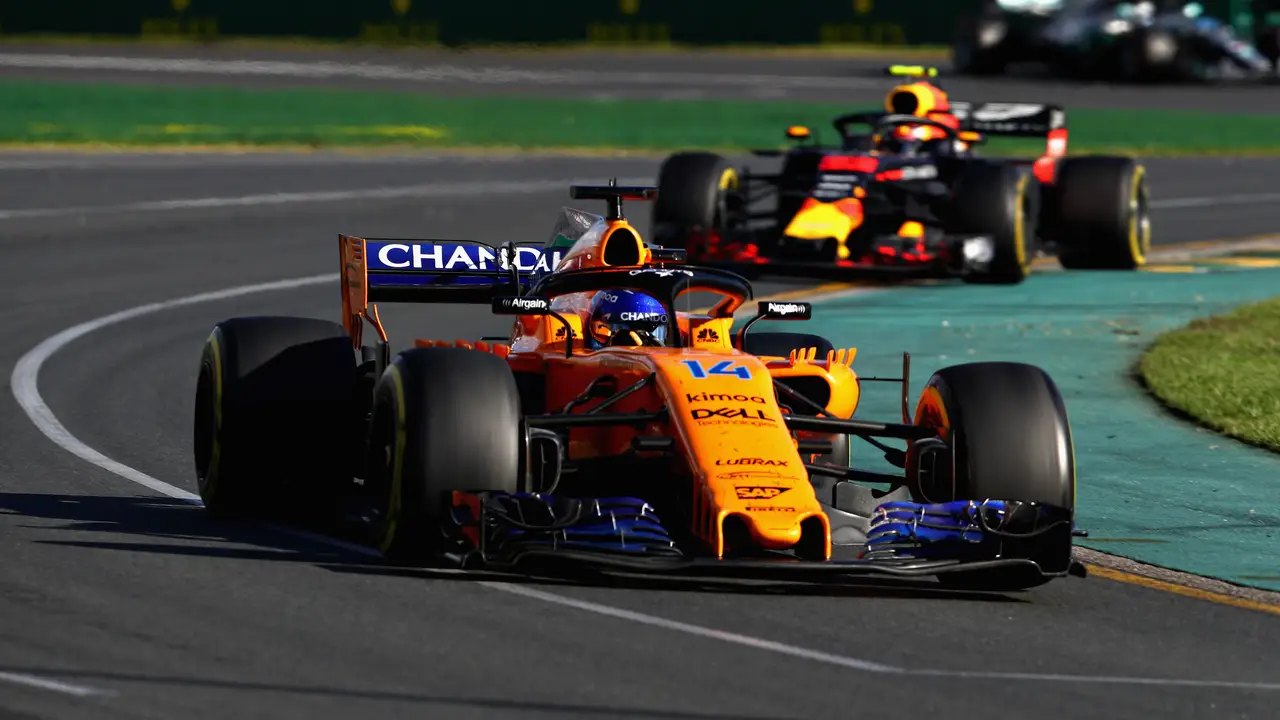 Fernando Alonso, durante una prueba del Mundial de Fórmula 1