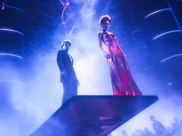 Parzival y Artemis en 'Ready Player One' Parzival y Artemis en 'Ready Player One'