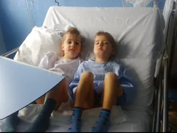 Ibai y su hermano Ekaim Ibai y su hermano Ekaim