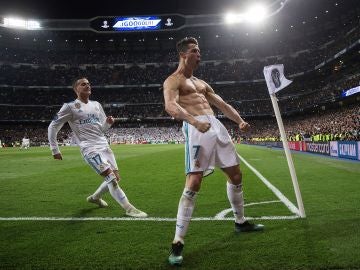 Cristiano Ronaldo celebra su gol ante la Juventus