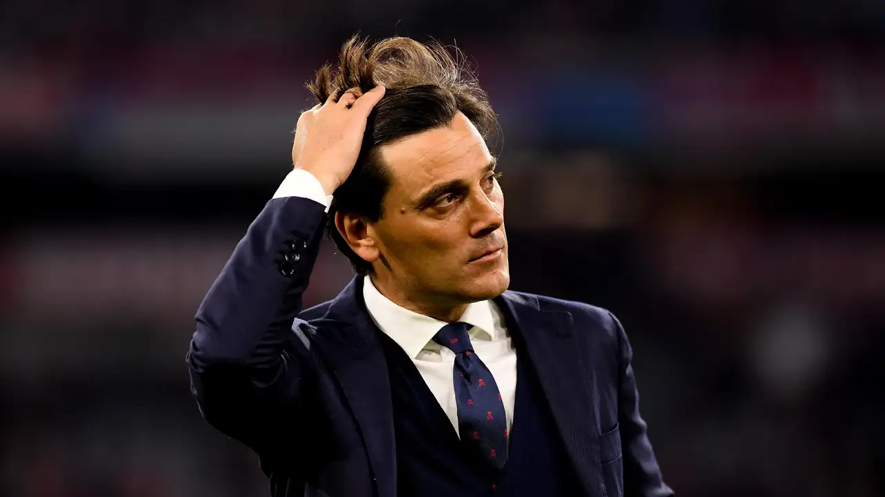 Montella, durante el Bayern-Sevilla