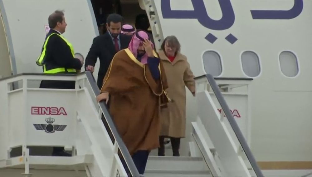 Llega a España el príncipe heredero de Arabia Saudí