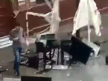 Un tornado provoca numerosos daños materiales en Triana 