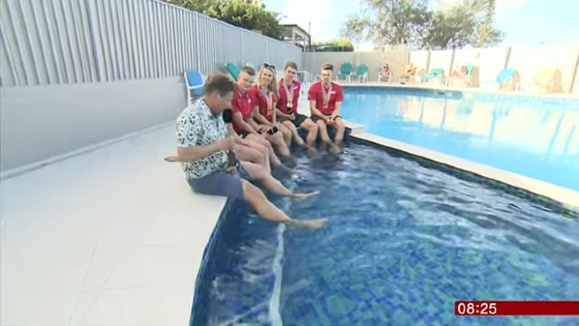 El 'piscinazo' viral de un reportero de la cadena BBC