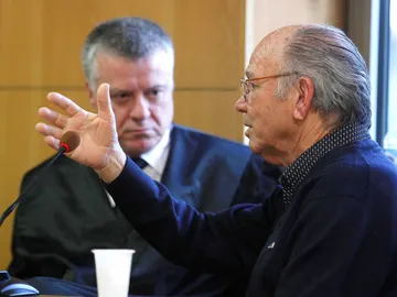 Jacinto S.M en la Audiencia de Santa Cruz de Tenerife, durante el juicio. Jacinto S.M en la Audiencia de Santa Cruz de Tenerife, durante el juicio.