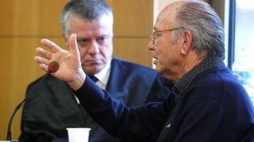 Jacinto S.M  en la Audiencia de Santa Cruz de Tenerife, durante el juicio. 