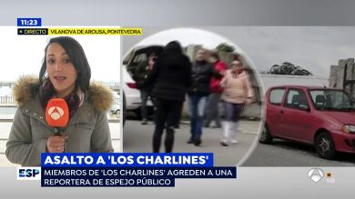 La reportera agredida por el clan de los Charlines: 