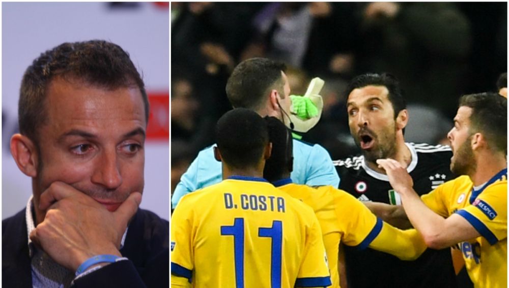 Del Piero habla sobre la expulsión de Buffon