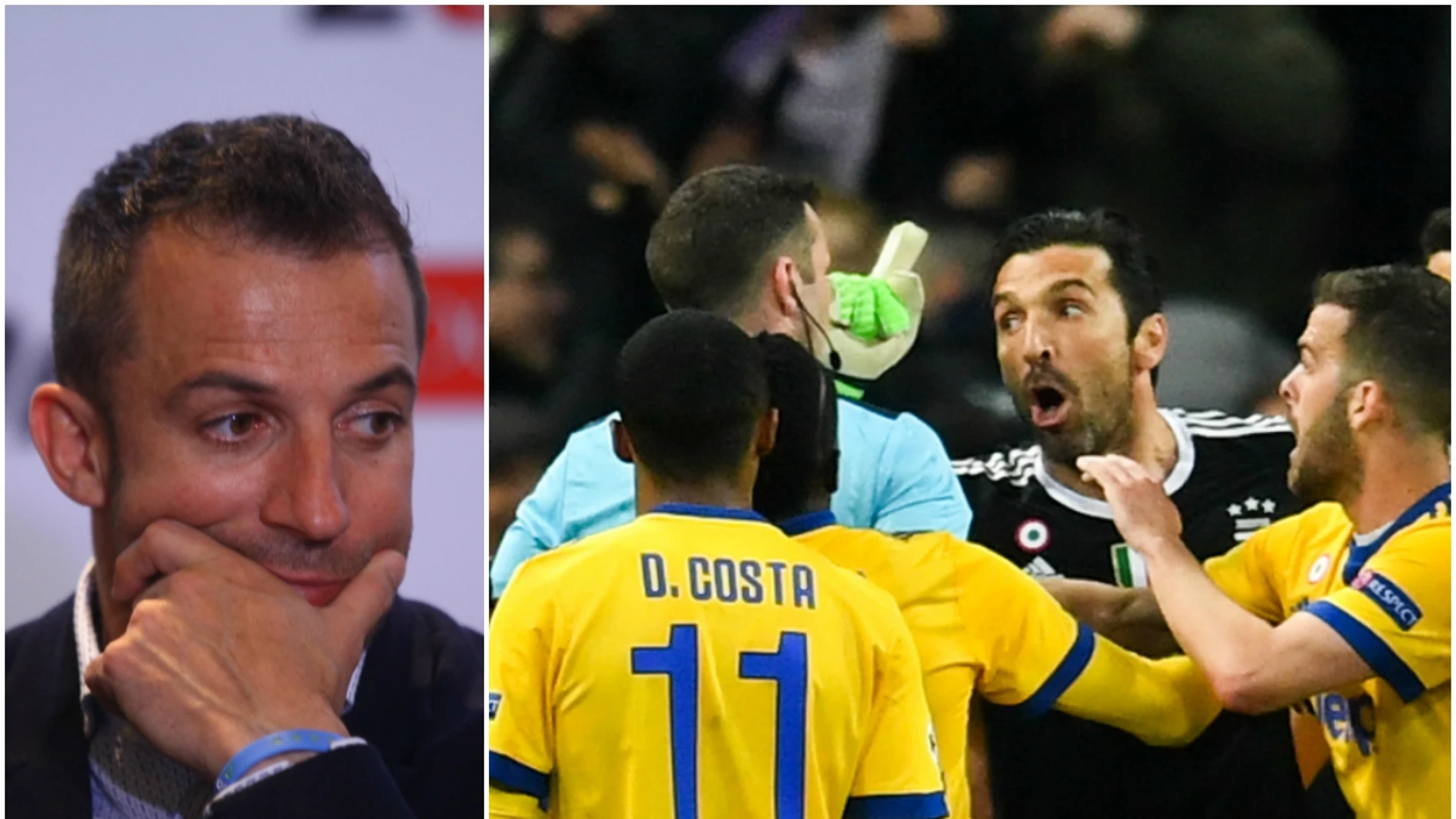 Del Piero habla sobre la expulsión de Buffon