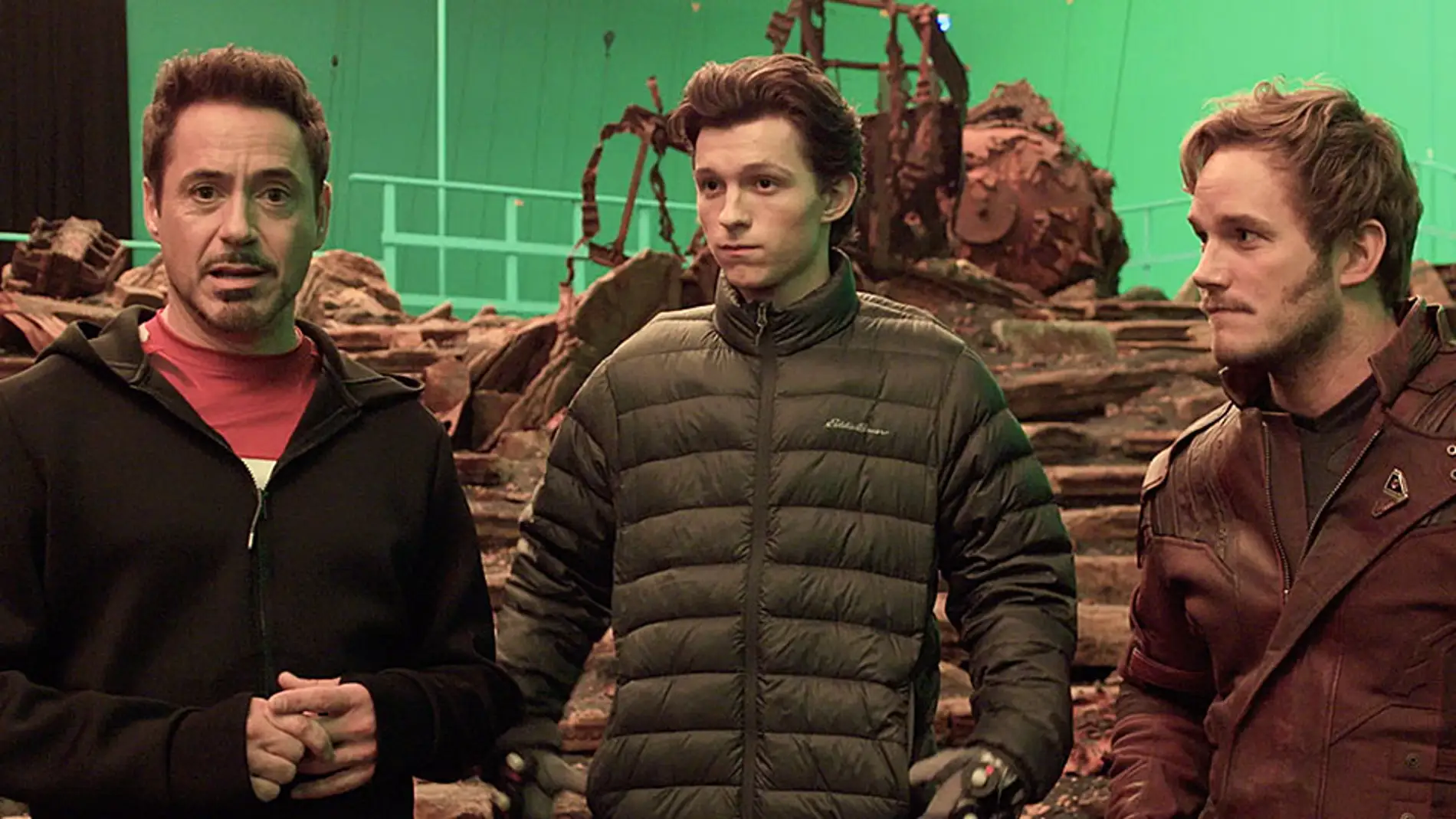 Imagen del rodaje de 'Vengadores: Infinity War'