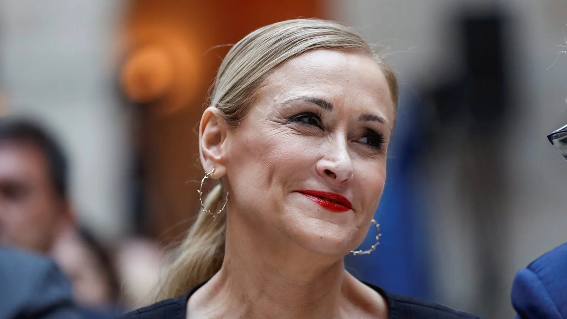 Cristina Cifuentes en un acto de la AVT Cristina Cifuentes en un acto de la AVT