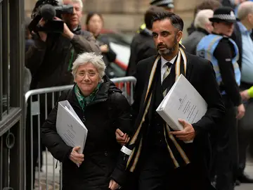 Clara Ponsatí a su llegada a un tribunal de Edimburgo Clara Ponsatí a su llegada a un tribunal de Edimburgo
