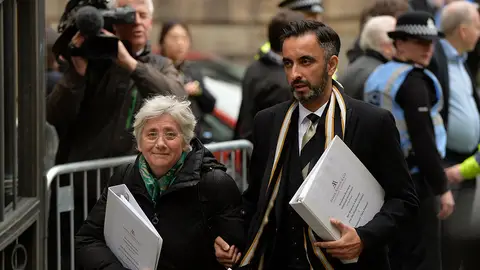 Clara Ponsatí a su llegada a un tribunal de Edimburgo Clara Ponsatí a su llegada a un tribunal de Edimburgo