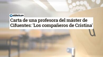 Una profesora de la URJC declara ante la Policía que Cifuentes nunca presentó un Trabajo de Fin de Máster y que jamás la vio en ninguna clase