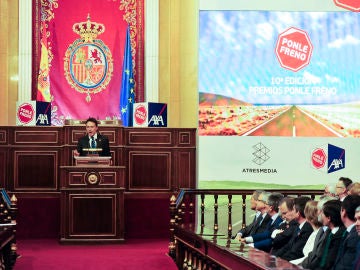 Matías Prats, en la décima edición de los Premios Ponle Freno