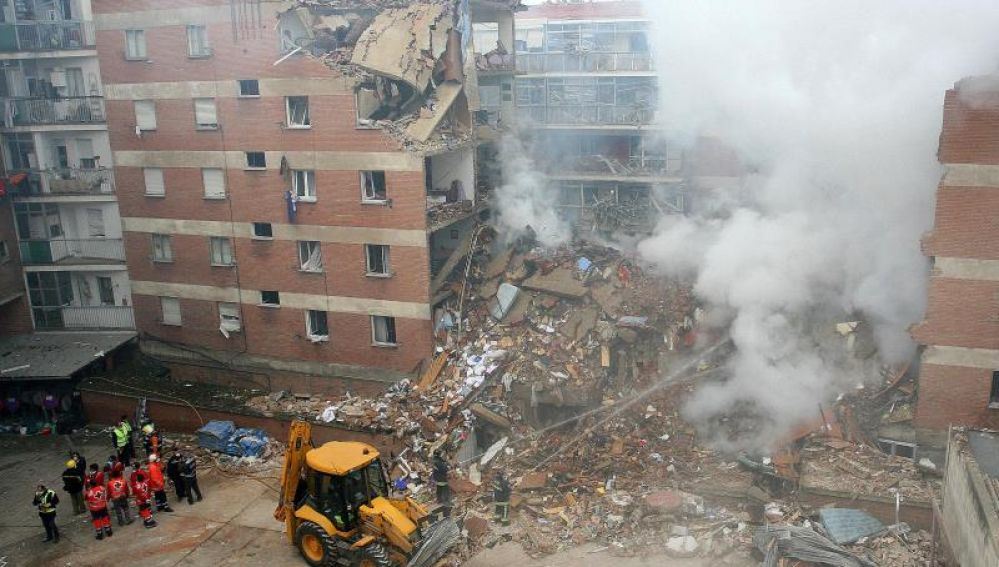 Imagen de archivo de la explosión en Palencia