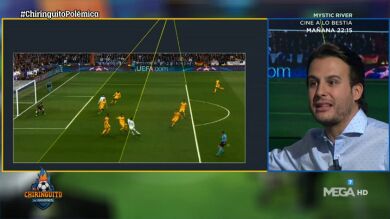 'El Chiringuito' demuestra que el gol anulado a Isco era legal: no hay fuera de juego