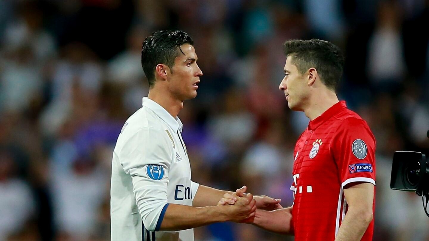 Cristiano Ronaldo y Lewandowski