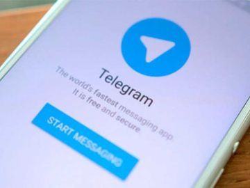 Teléfono móvil con la aplicación 'Telegram' (Archivo)