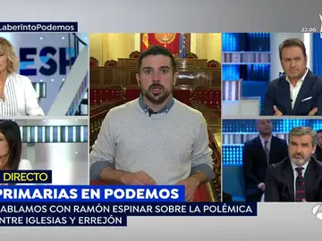 Ramón Espinar en Espejo Público Ramón Espinar en Espejo Público
