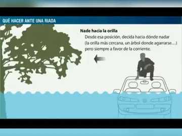 ¿Qué hacer si te sorprende una riada en el coche? Estos son los consejos de la DGT ¿Qué hacer si te sorprende una riada en el coche? Estos son los consejos de la DGT
