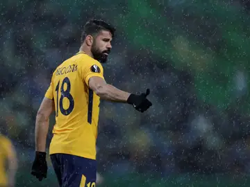 Diego Costa, en el partido ante el Sporting de Portugal Diego Costa, en el partido ante el Sporting de Portugal