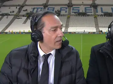 El comentarista Denis Balbir, tras el Marsella - Leipzig El comentarista Denis Balbir, tras el Marsella - Leipzig