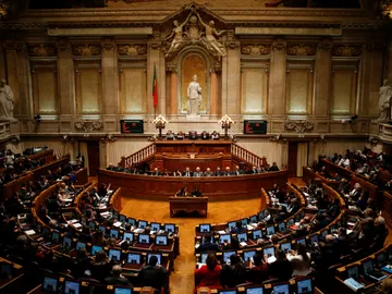 Imagen de archivo del Parlamento de Portugal Imagen de archivo del Parlamento de Portugal
