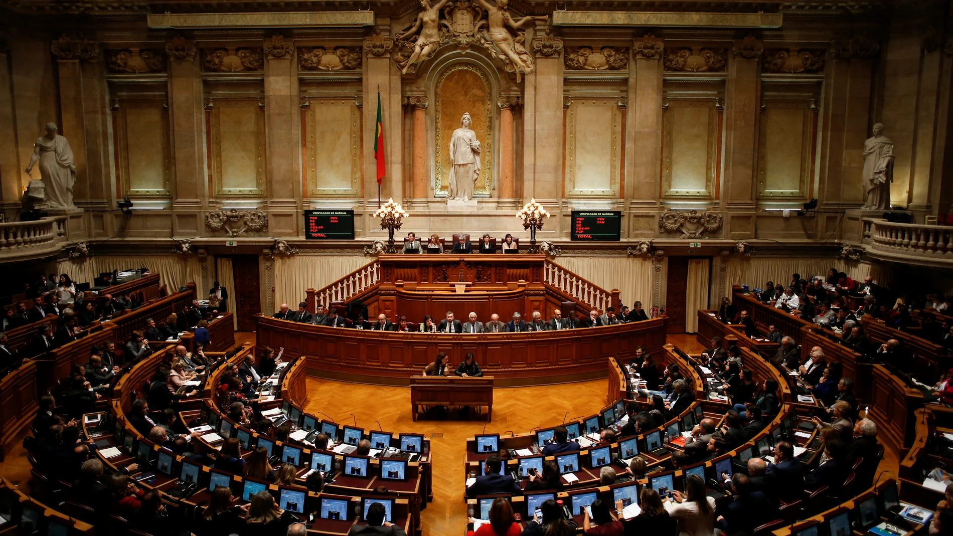 Imagen de archivo del Parlamento de Portugal Imagen de archivo del Parlamento de Portugal