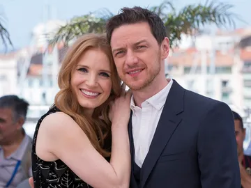 Jessica Chastain y James McAvoy Jessica Chastain y James McAvoy