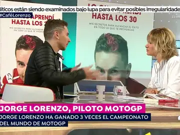 Jorge Lorenzo, en 'Espejo Público', sobre Márquez y Rossi: "Creo que el culpable ha sido el árbitro" Jorge Lorenzo, en 'Espejo Público', sobre Márquez y Rossi: "Creo que el culpable ha sido el árbitro"