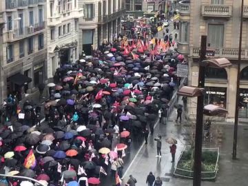 Manifestación en Barcelona por unas pensiones dignas