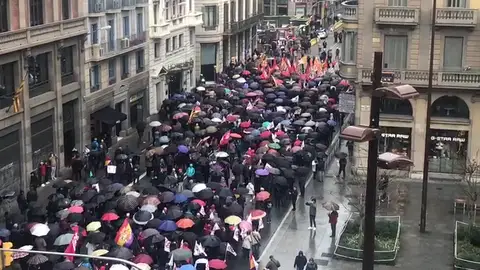 Manifestación en Barcelona por unas pensiones dignas Manifestación en Barcelona por unas pensiones dignas