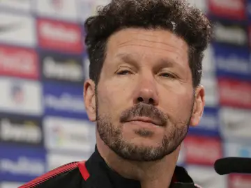 Diego Simeone, en rueda de prensa Diego Simeone, en rueda de prensa